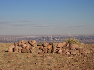 Downtown Denver from cairn #2