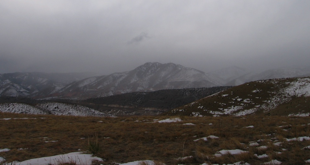 The storm is coming - from Summit Loop of Green Mountain