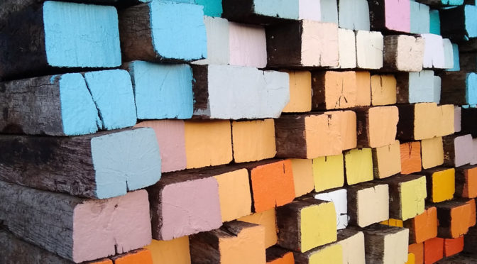 Ties Forward, in the Sculpture Field at the Arvada Center for the Arts